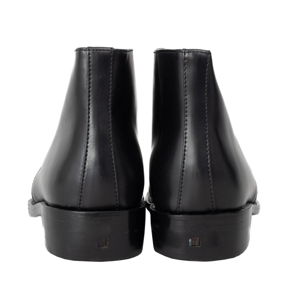 George deals leather boots