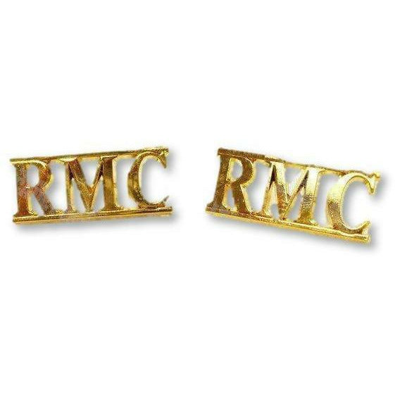 Military Direct Shoulder Titles &amp; Pins RMC Metal Shoulder Title