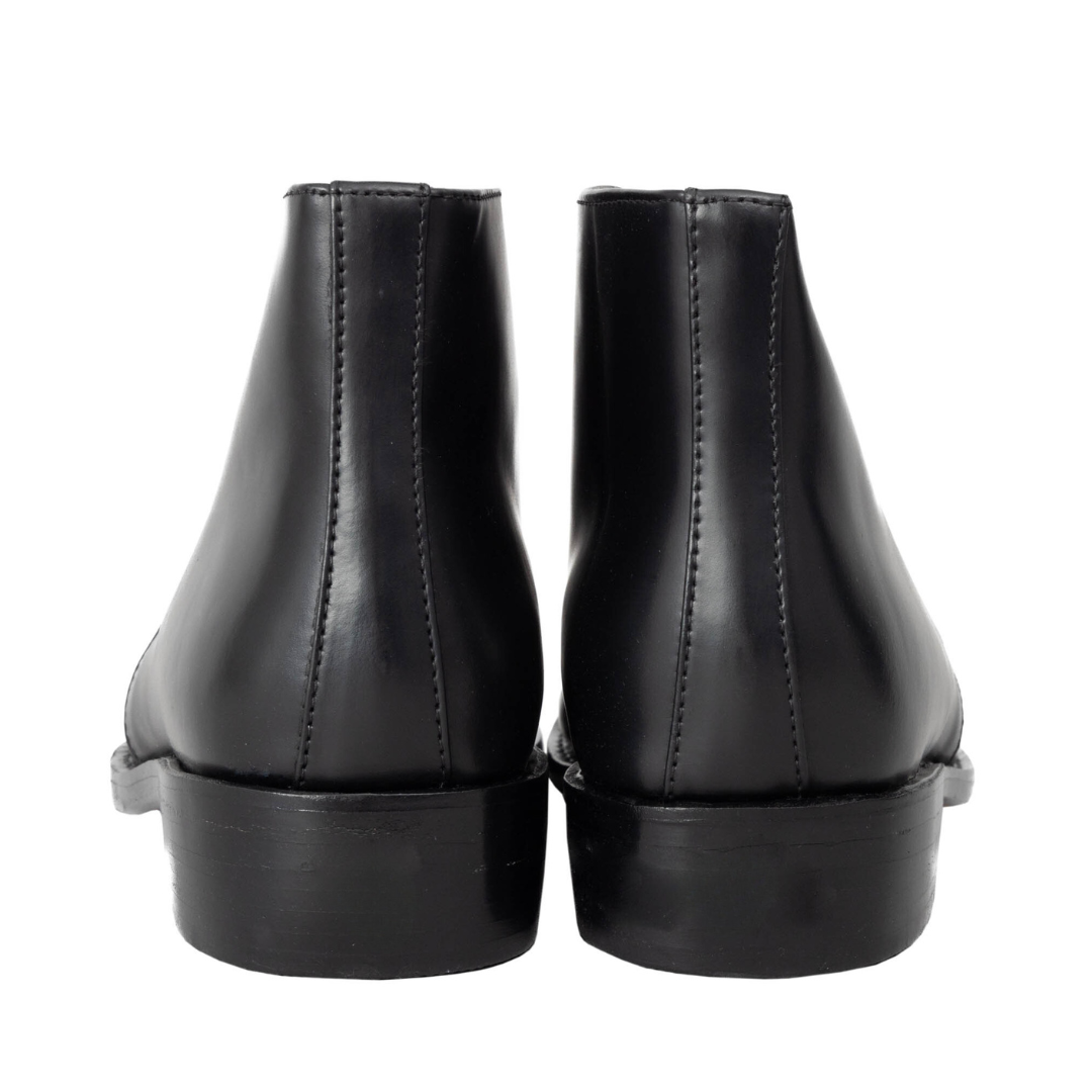 Black Leather George Boot