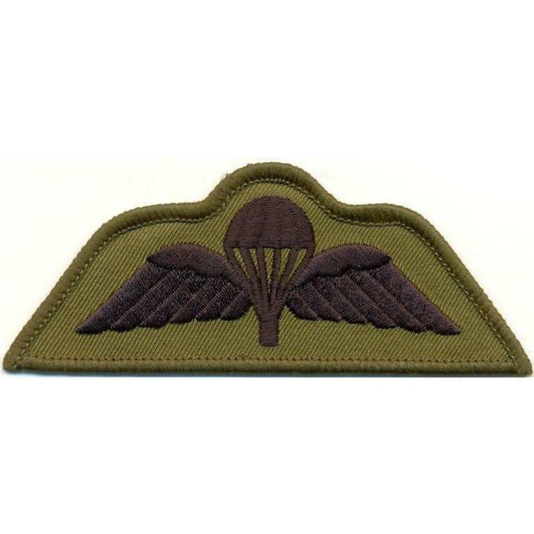 Badge - Para Wings - Black on Olive (subdued) [product_type] Ammo & Company - Military Direct