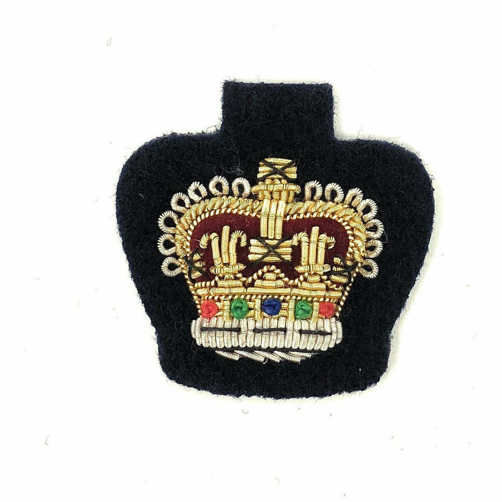 Mess Dress Crown - S/Sgt - Gold on Navy Ground [product_type] Ammo & Company - Military Direct