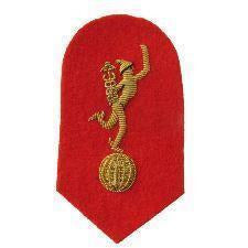 Mess Dress- Qualification Badge- - Jimmy - Gold on Scarlet Ground [product_type] Ammo & Company - Military Direct