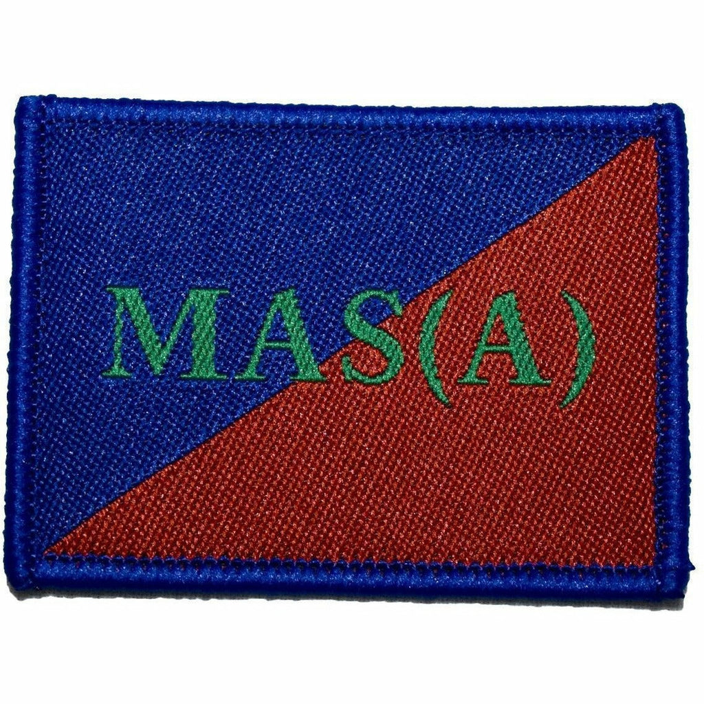 TRF - AGC - MAS (A)  - Turquoise on Red/Blue - 53 x 40mm [product_type] Ammo & Company - Military Direct