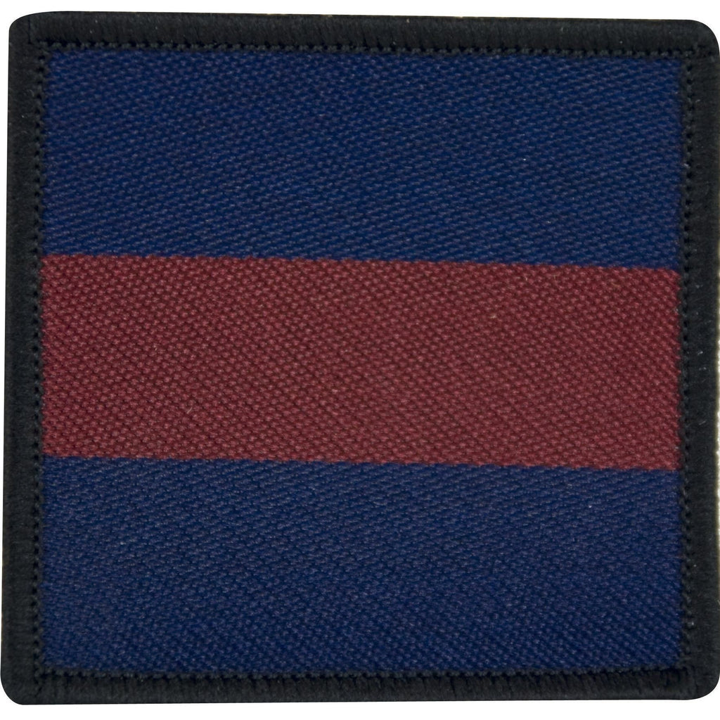 TRF - Household Cavalry - Navy/Maroon/Navy - 55 x 55mm [product_type] Ammo & Company - Military Direct