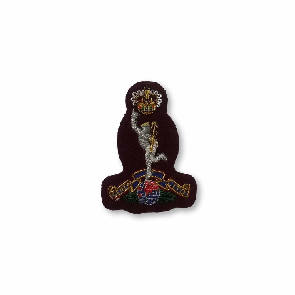 Ammo & Company Beret Badge B/W Officers Royal Sig - Maroon