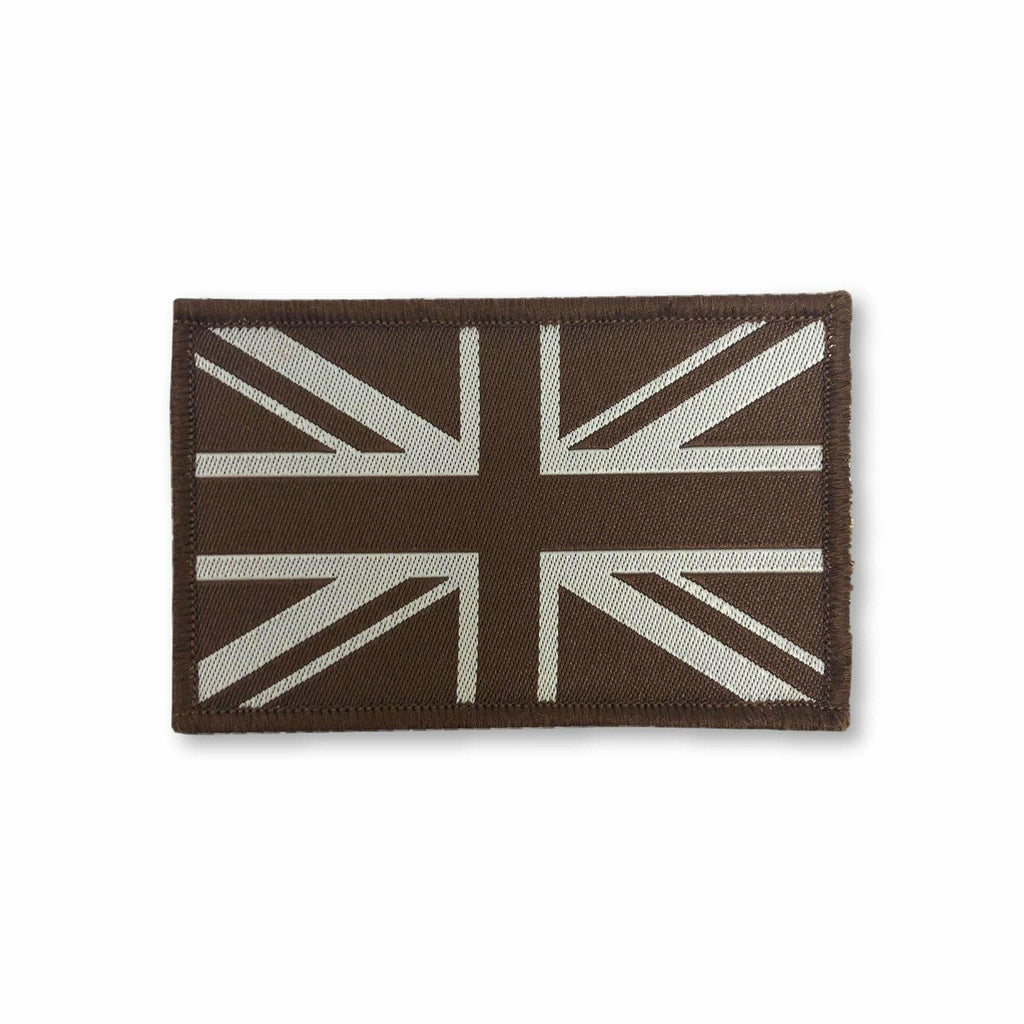 Ammo & Company Embroidered Union Jack GB Patch - Desert Tan