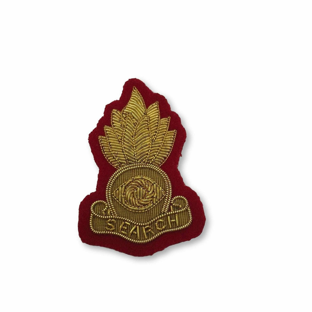 Ammo & Company Mess Dress- Qualification Badge-C-IED - Gold on Scarlet Ground