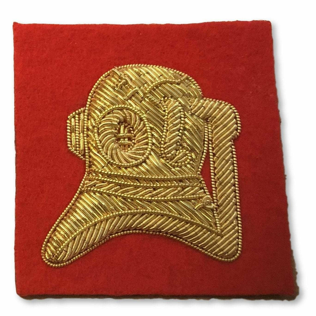 Ammo & Company Mess Dress- Qualification Badge - "Standard" Divers Badge - Gold on Scarlet Ground