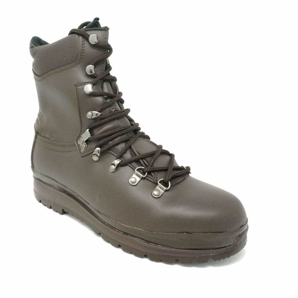 Highlander Brown Waterproof Leather Elite Boot MoD Brown Boots Highlander - Military Direct