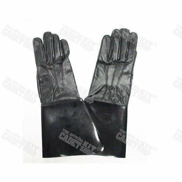 Gauntlet Gloves Black Ceremonial Parade Gloves Military Direct - Military Direct