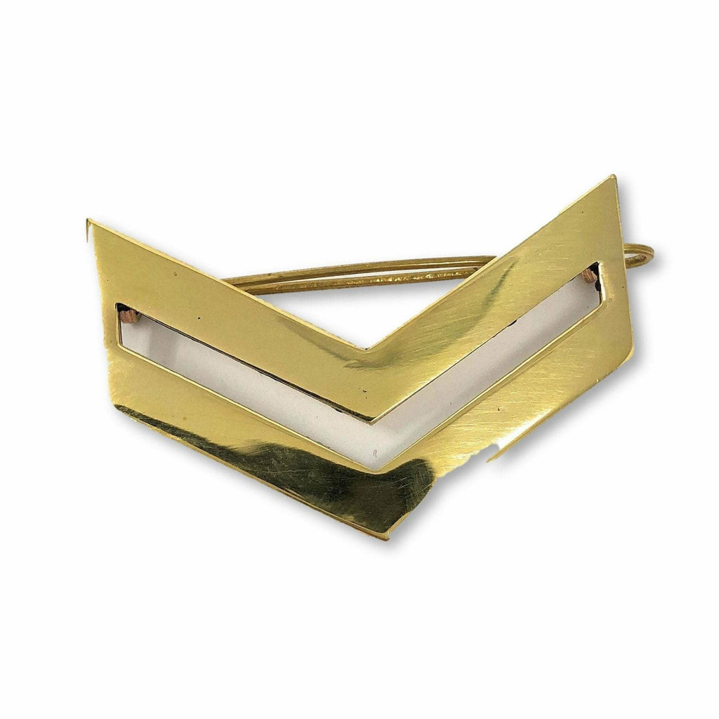 Military.Direct Cpl Brass Chevron with Shanks