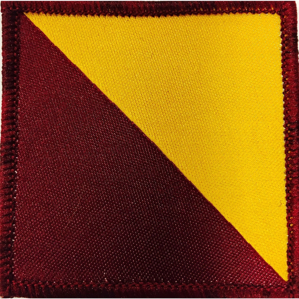 Helmet Patch - RRF Maroon/Primrose [product_type] Military.Direct - Military Direct