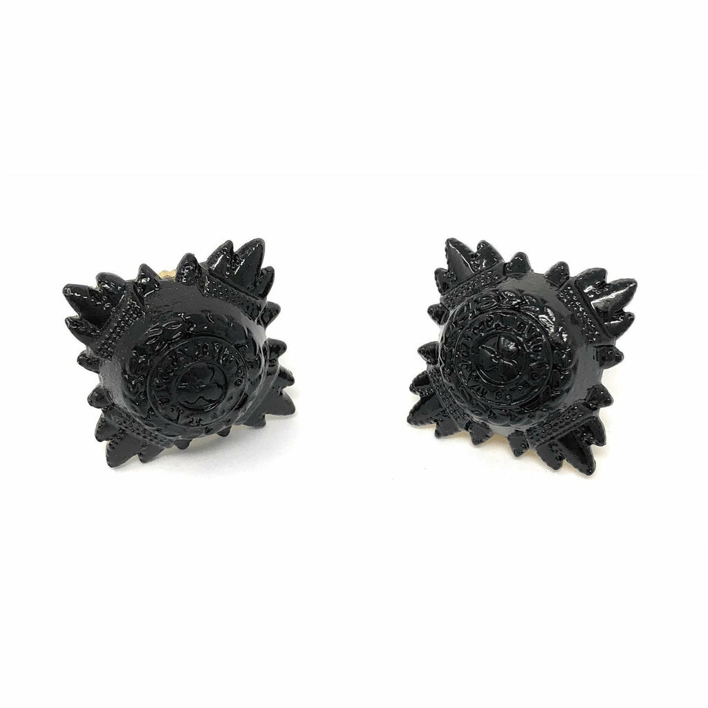 Rank Stars - 5/8 - Bath Star (Black) - Screw Fitting [product_type] Military.Direct - Military Direct