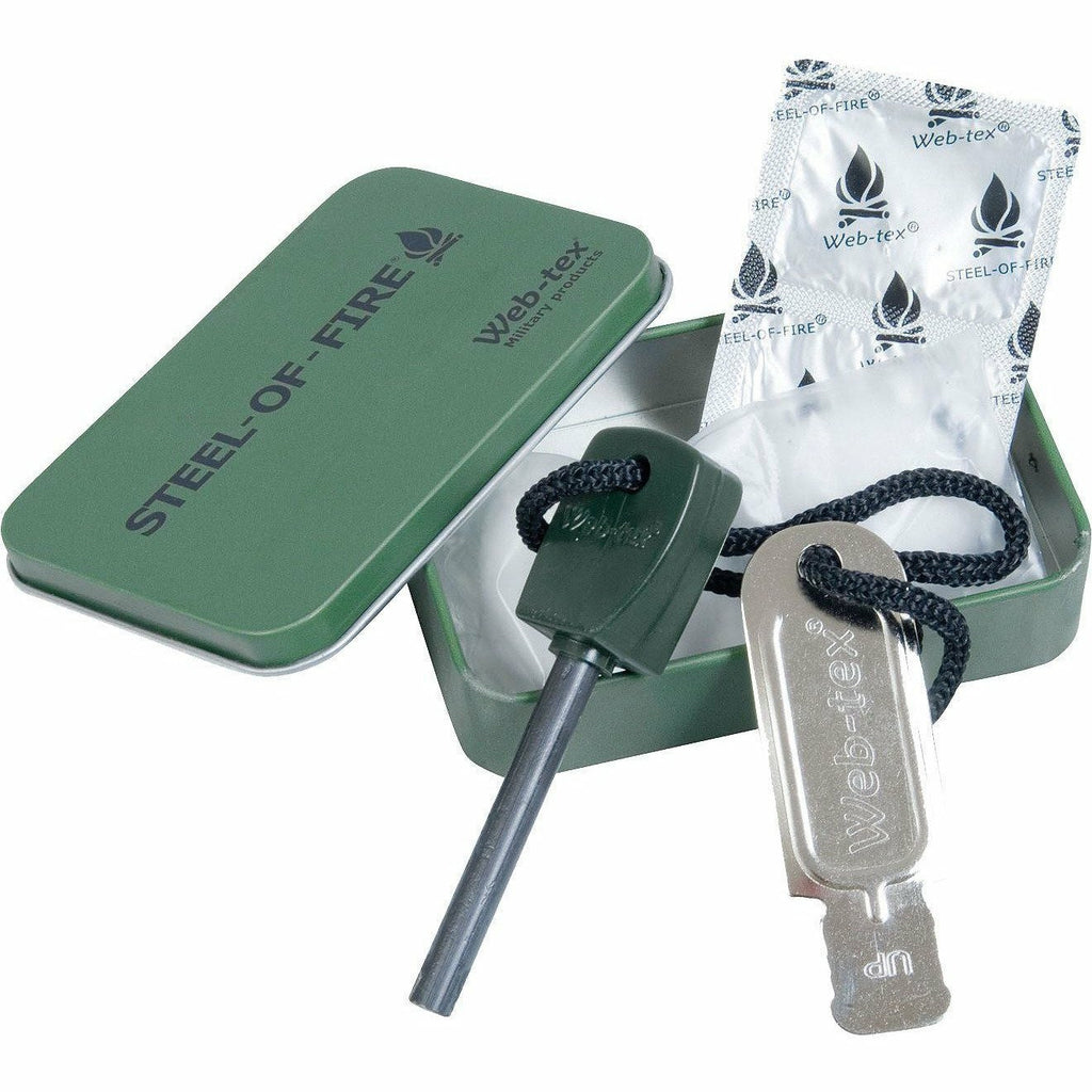 Web-tex Steel of Fire Starter Kit [product_type] Web-Tex - Military Direct