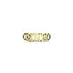 Picture of The Queen's Royal Hussars Officer's Shoulder Titles - Gilt - Nut & Screw x 2 sets - Pair