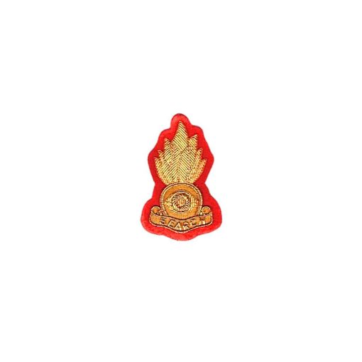 Picture of Royal Engineers Advanced Search Mess Dress Badge - Gold on Scarlet