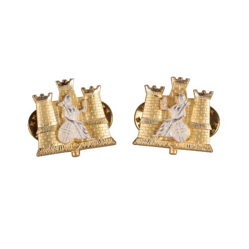 Picture of Royal Anglian Collar Badges - 1st Bn - Pair