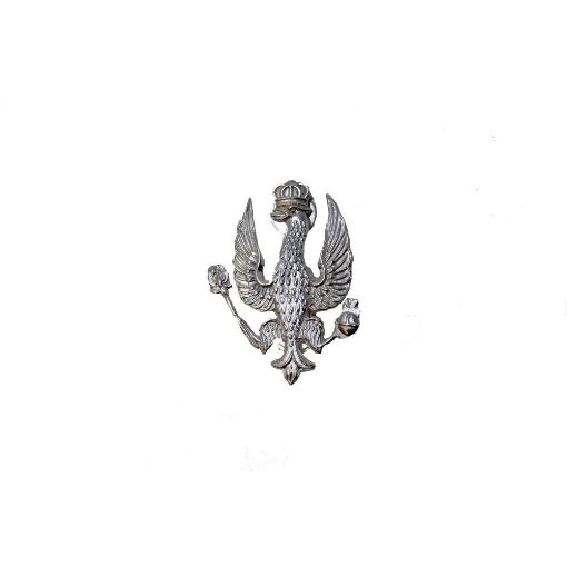 Picture of Royal Gurkha Rifles Hussara 'Hawk' Prussian Eagle Pouch Badge - Nickle Plate