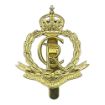 Picture of Cap Badge - RMP - V Hook - Brass - Tudor Crown