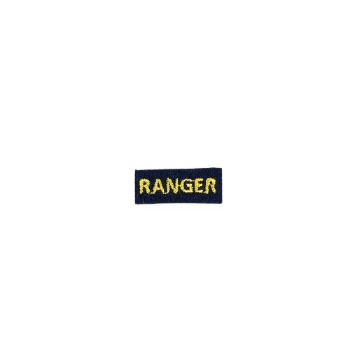 Picture of Ranger Officers No 1 Dress Qualification Badge - Dark Blue - Gold Wire
