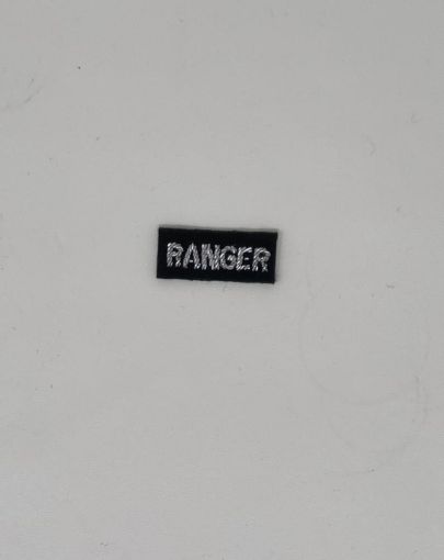 Picture of Officers & OR Mess Dress RANGERS Qualification Badge - Rifle Green - Silver Wire - 2. x