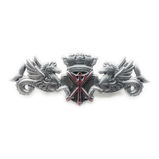 Picture of Principal Warfare Officer Metal Pin - Antique Silver Plating & Lacquer - x 23.