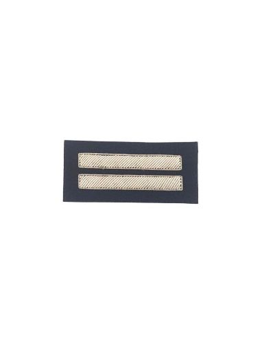 Picture of Fire Service 2 Bar - Wide (Hand Embroidered) Silver Bullion on Navy