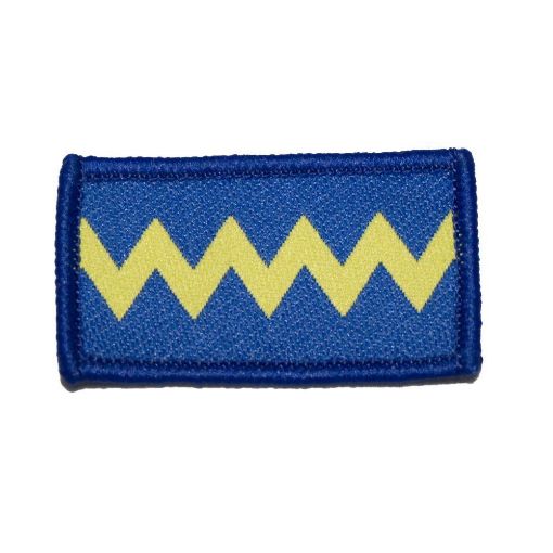 Picture of TRF - The Royal Scots Dragoon Guards - Yellow Zig Zag on Blue (Van Dyke) - Pack of 5