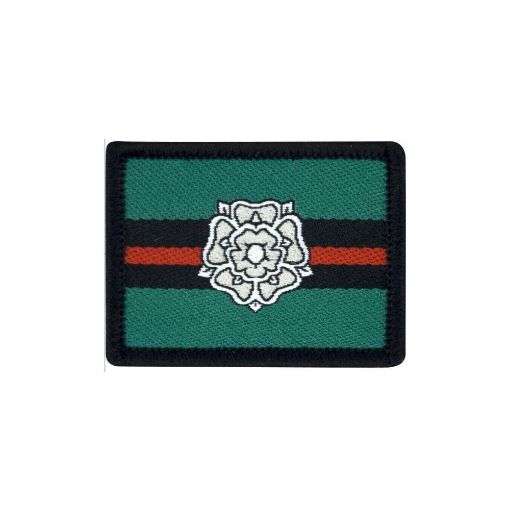 Picture of TRF - Yorkshire Regiment - Rose on Green/Black/Red - Pack of 5