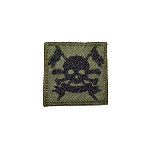 Picture of Royal Lancers TRF - Skull/Crossbones/Lances - Olive/Black - Pack of 5