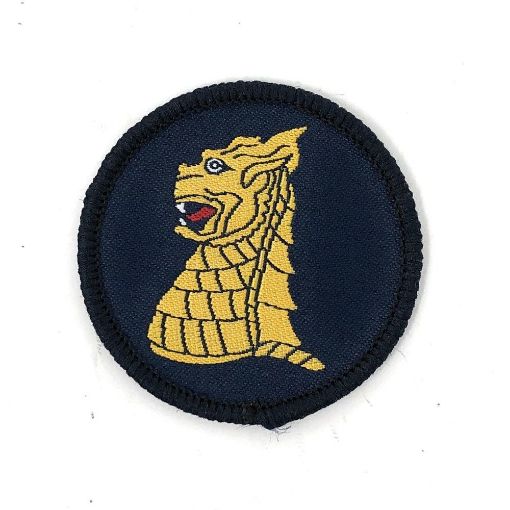 Picture of TRF - 77th Brigade - Gold/Blue with Blue Overlock - Pack of 5