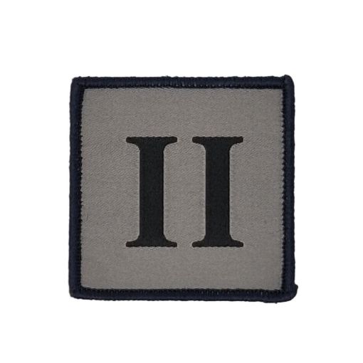 Picture of The Ranger Regiment TRF - "II" - Black on Grey with Dark Blue Border - Pack of 5
