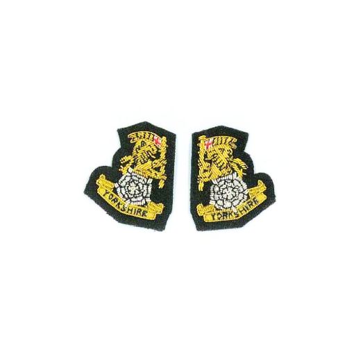 Picture of Yorks Mess Dress Collar Badges - Pair