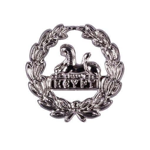 Picture of The Rifles Forage Cap Back Badge - Sil. Plate 2 Prongs