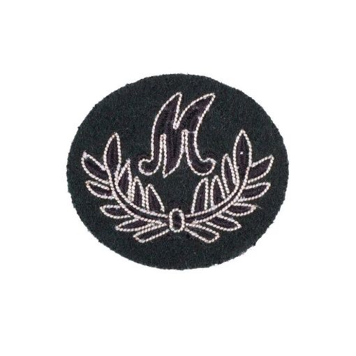 Picture of Rifles Mess Dress - Qualification Badge - Mortar Man - Black on Rifle Green