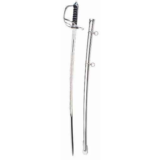 Picture of Sword - Ceremonial - Royal Artillery Officers' Pattern - Etched Royal Logistic Corps - Tudor-Stainless