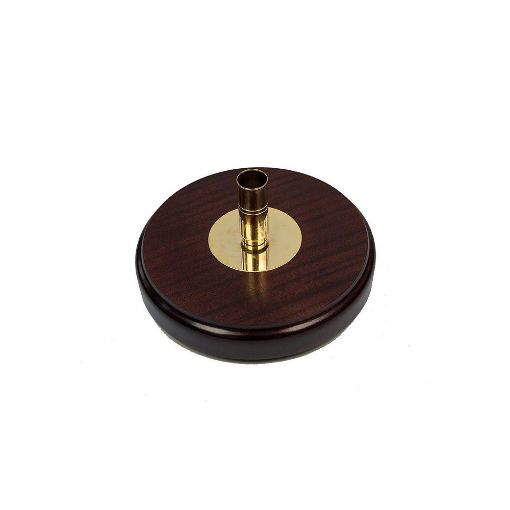 Picture of Banner Stand - Hardwood Base with Brass insert - 1 Pole configuration 