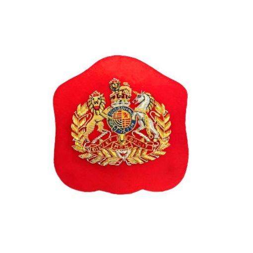 Picture of Mess Dress - Senior Warrant Officer worn by Corps RSM & Command SM - Gold on Scarlet - Tudor Crown