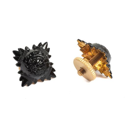 Picture of Rank Stars - 5/8 - Bath Star (Black) - Screw Fitting - Pair