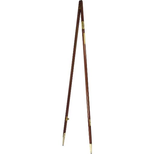Picture of UK MoD Racer Pace Stick - Brass Fittings - Rosewood Finish - 36" with Sleeve & Nameplate
