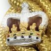 Picture of Rank Crowns for No1 Dress Shoulder Cords 3/4" - Pairs