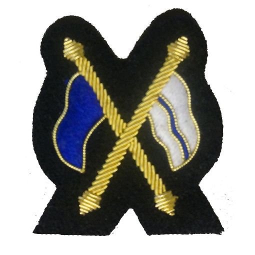 Picture of Mess Dress - Qualification Badge - Signaller (X Flags) - Black