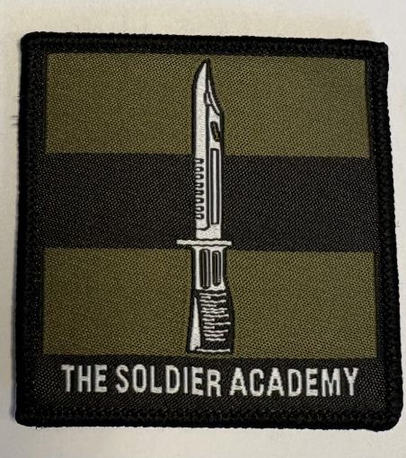 Picture of TRF - THE SOLDIER ACADEMY - Subdued - 60mm x 60mm - Pack of 3