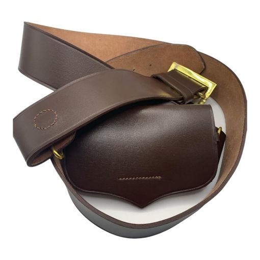 Picture of QRH Cross belt & Pouch - Brown Leather