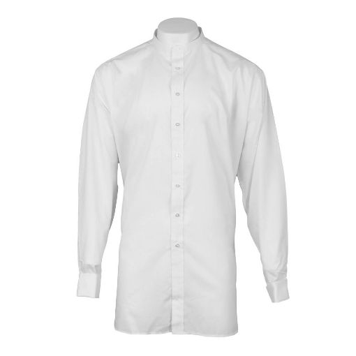 Picture of Officers White Collarless Shirt