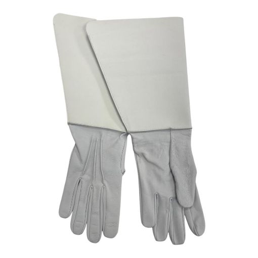 Picture of White Gauntlet Gloves