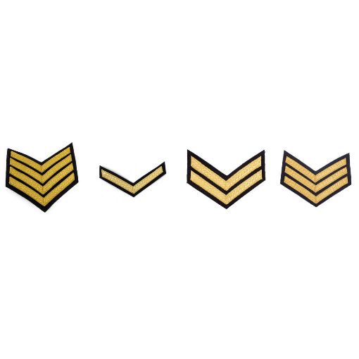 Picture of Black Mess Dress Chevrons