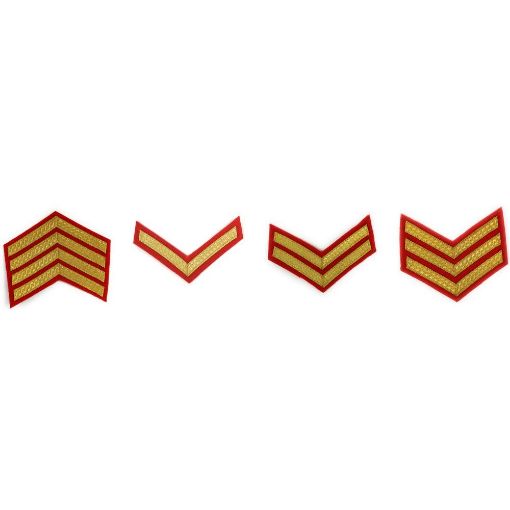 Picture of Red Mess Dress Chevrons